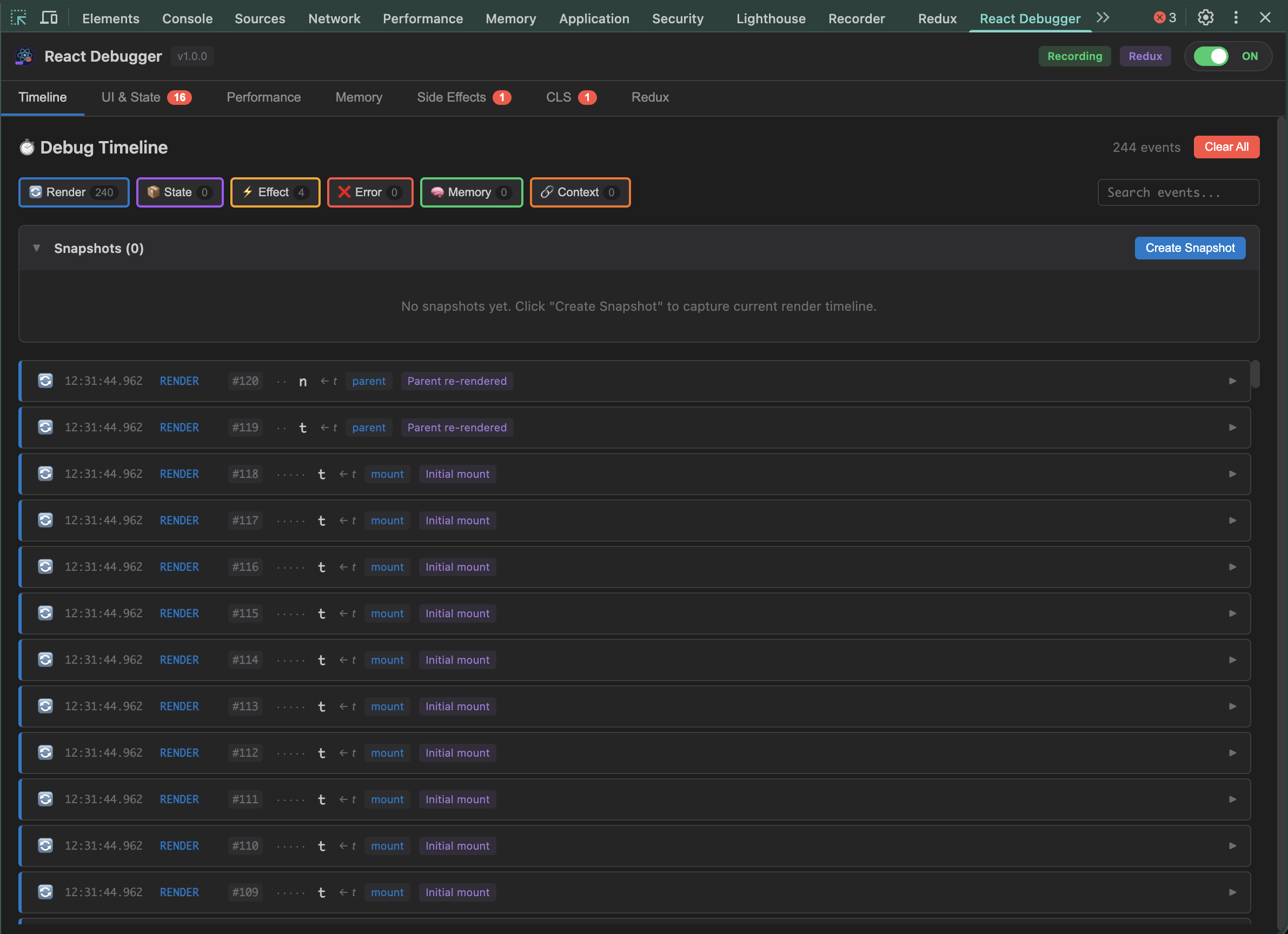 React Debugger - Advanced React DevTools Extension